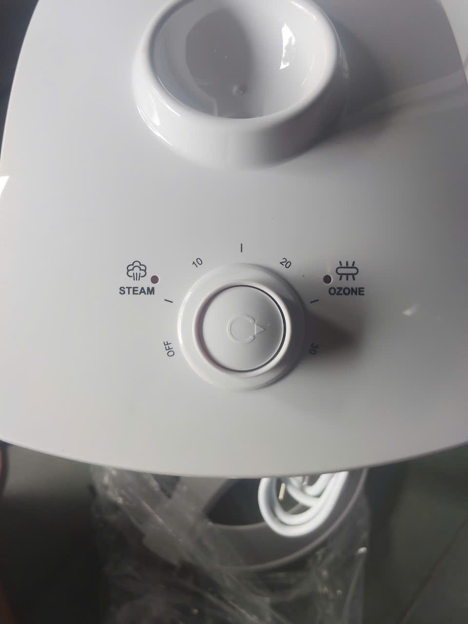 giao diện máy xông hơi 1 cần ozone